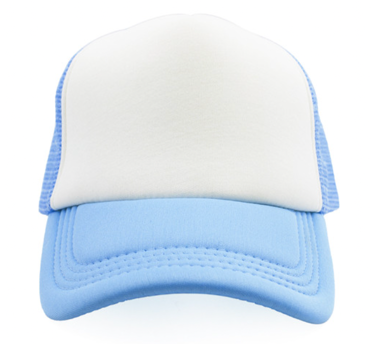 Custom Puffy Blue Hat