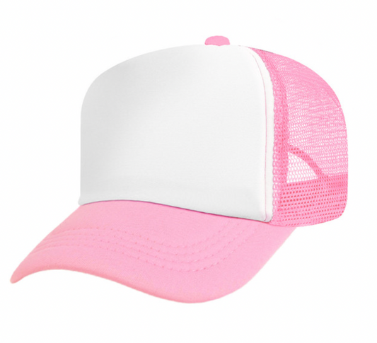 Custom Puffy Pink Hat